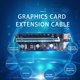 thumbnail image 1 of JShteea Blue PCI-E Express 1x a 16x Riser Card 6Pin USB 3.0 Cable para BTC Miner, 1 of 5
