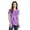 Purple, variant on mpany Ladies Tie-Dye V-Neck Tee