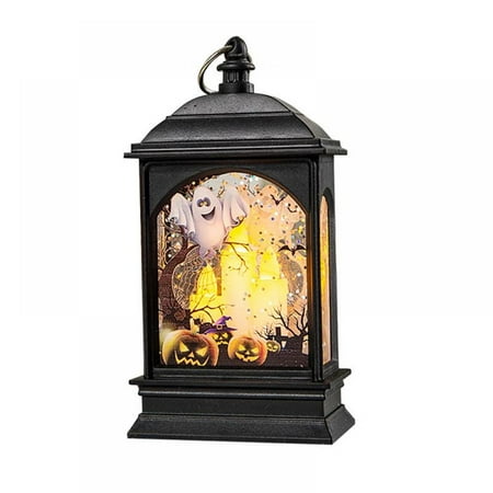 

Halloween Retro Spooky Pumpkin Castle Night Lights