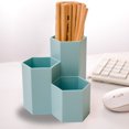 thumbnail image 5 of Porte-Stylo Hexagonal en Diamant, Boîte de Rangement pour Bureau Étudiant, 5 of 5