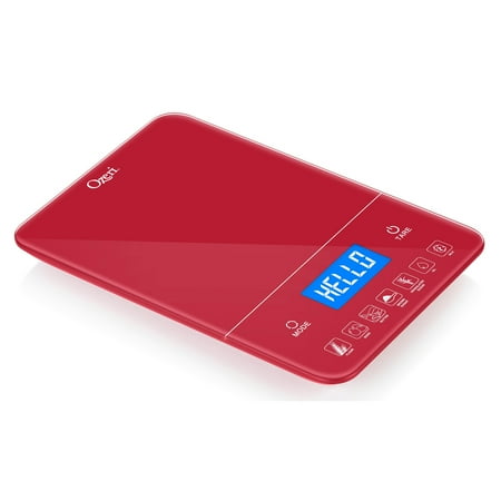 Ozeri Touch III 22 lbs (10 kg) Baking Kitchen Scale with Calorie Counter, in Tempered Glass