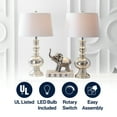thumbnail image 3 of JONATHAN Y Genie 28.5" Glass LED Table Lamp, Mercury Silver (Set of 2), JYL1061D-SET2, 3 of 5