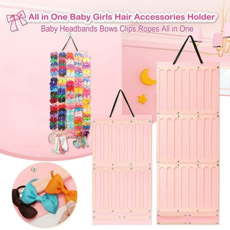 

Alexsix Children Headpiece Storage Pendant Hair Clips Storage Hanger for Door Wall