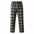 thumbnail image 5 of Men's Plaid Pajama Sleep Pant Elastic Waist Pj Bottoms Loungewear Cozy Casual Sleepwear, 5 of 5