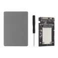 thumbnail image 2 of SSD Alemeno Alea Alea SSD Adaptador Cinete de 6 Gbps Fecha de Transmisión Msata Ultra Delgada A SATA3.0 Tarjeta de Adaptador de Disco Duro para La ComputerAtora no incluido Disco, 2 of 7