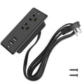thumbnail image 1 of Regleta de alimentación empotrada HHSOET con conectores USB 2 AC y 2 puertos USB, 1 of 7
