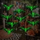 thumbnail image 4 of Advancent Juego de decoración de murciélagos brillantes de Halloween, 10 murciélagos colgantes para patio espeluznante, decoración de fiesta Kits de decoración para fiestas, 4 of 6