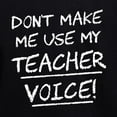 thumbnail image 3 of CafePress - Don't Make Me Use My Teacher Voice Sweatshirt - Pullover Hoodie, Classic & Comfortable Hooded Sweatshirt, 3 of 4