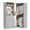 Gray, variant on Homieasy 4.4FT Freestanding Closet System with 4 Drawers, Walk-in Closet Organizer System with Shelves & 2 Hanging Rods, Ideal Closet Storage & Organizers Unit, 52.8"W x 31.5"D, White