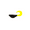 Black-Treuse, variant on 6th Sense – Curly Clobber 2" Soft Plastic Swimbait, Baitfish Imitator with Curly Tail and Thin Collapsing Belly, 12 Pack