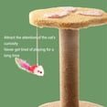 thumbnail image 3 of Kitten Scratching Post, Jumping Platform Design Sisal Interesting Cat Scratcher Toy With Interactive Toy For Home For Pet Supplies, 3 of 8