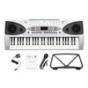 Meike MK-2069 Multifunction Teaching-Type 54 Keys Electronic Keyboard Piano Organ with 32 Flashing Keys LED Display