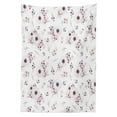 thumbnail image 3 of Ambesonne Anemone Flower Tablecloth Rectangular Table Cover, Bridal Romantic, 52"x70", Pale Pink Purple Lilac, 3 of 4