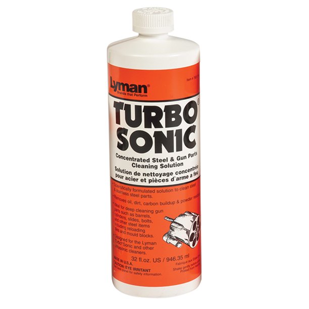 LYMAN TURBO SONIC CONCENTRATED STEEL AND GUN PARTS CLEANING SOLUTION 32