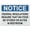 Warning Sign 2, variant on kasbes Metal Hanging Plate Horizontal KEEP THIS AREA CLEAR, Waterproof, Fade and Scratch Resistant, safety signs, equipment Warning signs, etc - NOTICE SIGN Style 20x30cm