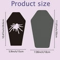 thumbnail image 2 of Coffin Felt Bulletin Board Gothic Self Adhesive Felt Bulletin Board Picture with Pin Wool Wall Decorations, 2 of 9