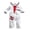 White, variant on Newborn Infant Toddler Baby Boy Sailor Anchor Cosplay Romper Jumpsuit Holiday Festival Onesie Outfit (80/6-12 Months, Navy Blue)
