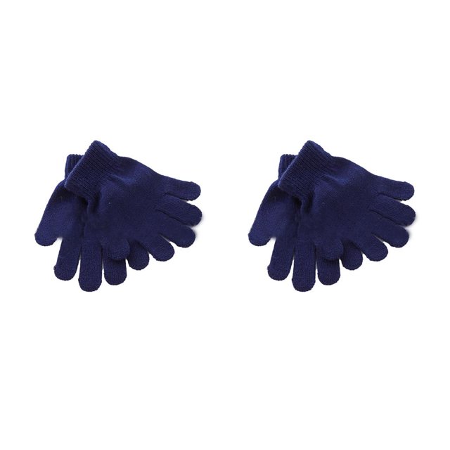 Wosthever Guantes de invierno para niños Unisex Térmicos para niños Accesorios de protección de punto Protector de manos de esquí cian 2Conjunto