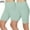 Blue, variant on Amzcrzy Womens Shorts Lounge Shorts Women 2PC Women's Fashion Solid Color Leggings with Yoga Sport Elastic Quarter Pants Shorts Leggings Shorts Women Womens Shorts Casual Short Sets for Women