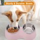 thumbnail image 5 of Cuenco para perros, cuenco doble, cuencos elevados para agua y comida de acero inoxidable, cuencos para comedero para mascotas, 5 of 8