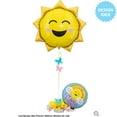 thumbnail image 3 of 18 inch Get Well Soon Sunny Smiles Qualatex Foil Mylar Balloon - Party Supplies Decorations, 3 of 3