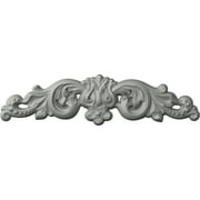 Ekena Millwork 15 5/8"W x 4"H x 3/4"P Floral Center Onlay