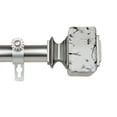 thumbnail image 3 of Brielle 1" Single Curtain Rod, 28-48 inches- Satin Nickel, 3 of 3