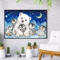 thumbnail image 3 of Diamante pintura oso pequeño pingüino 5D completo redondo resina Rhinestone DIY imagen Hugtrwg Para estrenar, 3 of 9