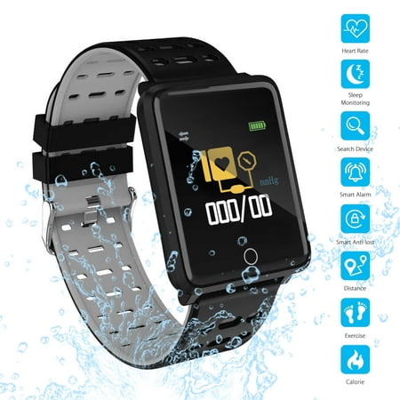 EEEKit Bluetooth Smart Wrist Watch with Health Monitoring Calls Texts All-day Activity Tracking For Android and