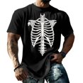 thumbnail image 2 of LWavelet Shirts for Men Graphic Tees Casual Short Sleeve Crew Neck T-Shirt Halloween Outdoor Athletic Workout Tees, 2 of 4