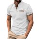 thumbnail image 1 of pstuiky camisetas de hombre, Camiseta de manga corta con cuello alto, botones y bolsillos para hombre camisetas de hombre xl, 1 of 8