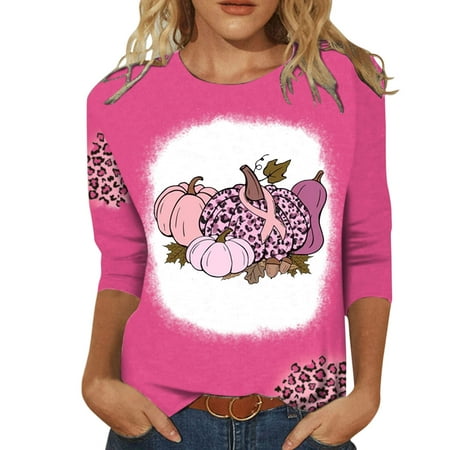 

ketyyh-chn99 Pink Corset Shirt Women s Loose Fit 3/4 Sleeve Drape Dolman Top with Plus Size