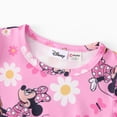 thumbnail image 6 of Disney Toddler Kid Girls Dresses Minnie Mouse Pink Floral Long Sleeve Ruffle Birthday Gifts Dress, 6 of 8