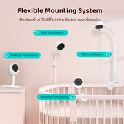 Baby Monitor with Camera and Audio, Netvue Peekababy 1080P HD 5 Video Monitors Security Cameras