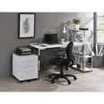 thumbnail image 4 of 42" White Metal Four Tier Etagere Bookcase, 4 of 7