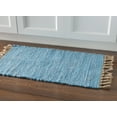 thumbnail image 2 of Linon Home DÃ©cor Verginia Berber Area Rug Collection, Denim Blue and Denim Blue, 7.83' x 10.3', 2 of 4