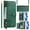 Darkgreen, variant on Allytechgroup Crossbody Strap Wallet Case for Samsung Galaxy S26 Edge, Flip Cover with Cards Slots RFID Blocking Anti-Scratch Cash Zipper Pocket Shockproof Cover Case for Women Men, Brown
