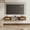 Caramel Oak, variant on EROMMY Modern Rattan Floating TV Stand for TVs up to 80 Inches, Entertainment Center, 70 inch, Oak