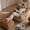 Brown, variant on Eyisean 41.7" Corduroy Oversized Bean Bag Chair with Ottoman & Side Pocket, Comfy Reading Nook Lounge Chair with Armrests & Back Handle, Lazy Beanbag Floor Sofa for Living Room, No Assembly Required
