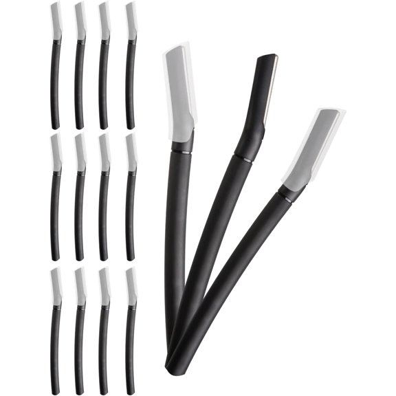 Nylea Razor Nylea 12 Pack Eyebrow Razor, Eco-Friendly Biodegradable Trimmer ...