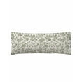 thumbnail image 2 of Spring Flowers Body Pillow Cover, Pillowcase Protectors with Zipper, Breathable Decorative Throw Pillow Case Cover, Farmhouse Sage Green Pastoral Floral Leaf Pillow Shams for Couch Sofa 20x54Inch, 2 of 8
