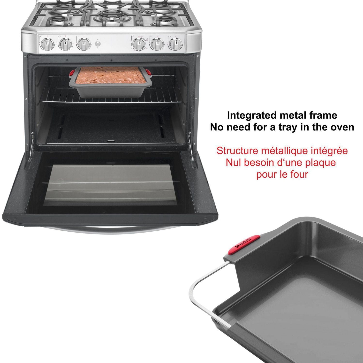 STARFRIT SILICONE  8" SQUARE  PAN, STARFRIT SQUARE CAKE PAN SILICONE