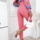 thumbnail image 4 of Pantalones sólidos casuales para mujer Pantalones de traje casual con bolsillo elástico cómodo Fridja alkflakhf34658, 4 of 9