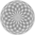 thumbnail image 1 of Ahgly Company Machine Washable Indoor Round Transitional Gunmetal Gray Area Rugs, 5' Round, 1 of 7
