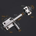 thumbnail image 2 of FESTFENDS Sliding Bolt Latch Silver Door Locking Homeowners 1Pcs, 2 of 4