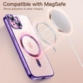 thumbnail image 4 of JETech Electroplated Case for iPhone 15 Plus 6.7-Inch, Camera Lens Full Protection, Compatible with MagSafe Wireless Charging, Shockproof Soft TPU Phone Cover (Purple), 4 of 7