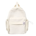 thumbnail image 2 of Goohae Canvas Backpack, Multicolor Small Backpack, Aesthetic Cute Solid Color Backpack, Nylon Laptop Bag for Women, Lightweight Daypack with Padded Straps, 2 of 4