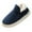 Navy, variant on Leozcaa Women Home Booties Slippers Memory Foam Slippers for Women Men Cozy Warm House Shoes Indoor Outdoor