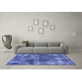 thumbnail image 3 of Ahgly Company Indoor Rectangle Abstract Blue Modern Area Rugs, 2' x 3', 3 of 4