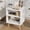 White, variant on Aenuert Night Stand, Pink Kids Nightstand, Modern End Table with Open Storage, 2-Tier Nursery Bedside Table for Small Space, Living Room, Bedroom C104